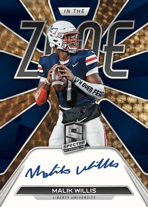 Spectra In the Zone Signatures Malik Willis MOCK UP