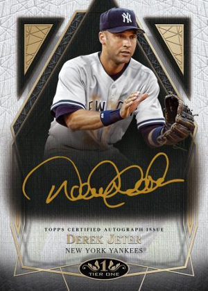 Tier One Auto Derek Jeter MOCK UP Tier One Auto Derek Jeter MOCK UP