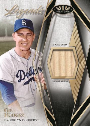 Tier One Legends Relic Gil Hodges MOCK UP