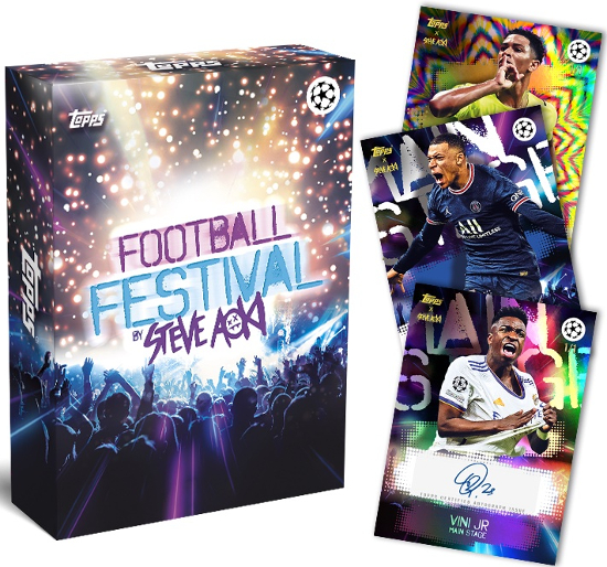 2021-22 Topps Football Festival by Steve Aoki UEFA Champions League Soccer