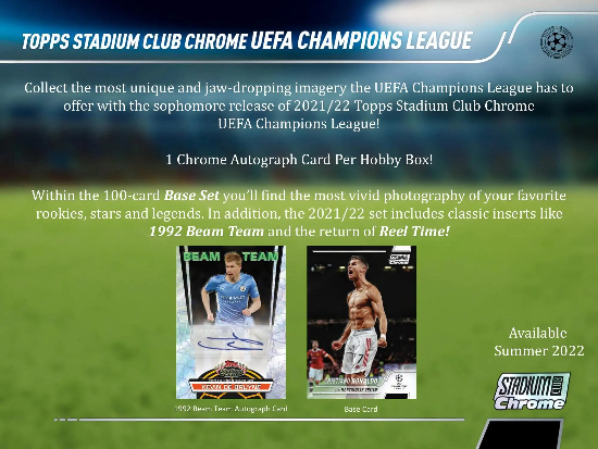 2021-22 Topps Stadium Club Chrome UEFA