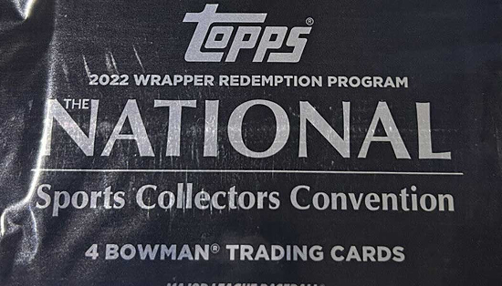 2022 Bowman Chrome NSCC Wrapper Redemption
