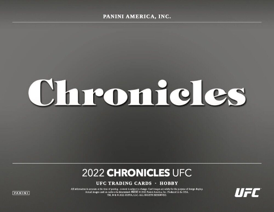 2022 Panini Chronicles UFC