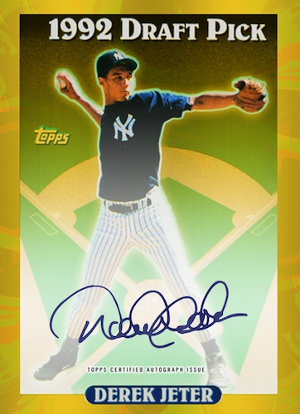 22 Years of Topps Auto 1993 Derek Jeter MOCK UP 22 Years of Topps Auto 1993 Derek Jeter MOCK UP