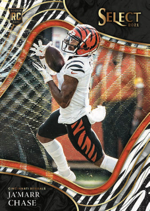 Base Field Level Zebra Prizm JaMarr Chase MOCK UP Base Field Level Zebra Prizm JaMarr Chase MOCK UP