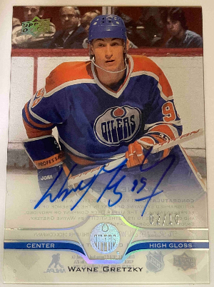 Base Legend Auto High Gloss Wayne Gretzky Base Legend Auto High Gloss Wayne Gretzky