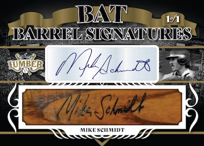 Bat Barrell Signatures Mike Schmidt MOCK UP