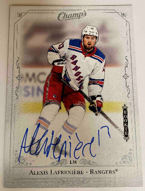 Champs Rookie Auto Alexis Lafreniere Champs Rookie Auto Alexis Lafreniere