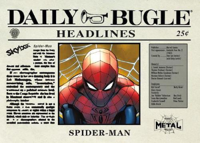 Daily Bugle Headlines Booklet Spider-Man 2 MOCK UP