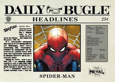 Daily Bugle Headlines Booklet Spider-Man 2 MOCK UP Daily Bugle Headlines Booklet Spider-Man 2 MOCK UP