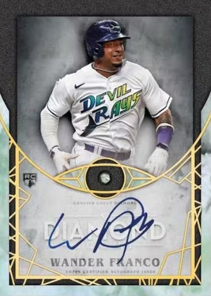 Auto Diamond in the Rough Relic Wander Franco MOCK UP Auto Diamond in the Rough Relic Wander Franco MOCK UP