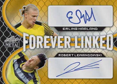 Forever Linked Dual Auto Erling Haaland, Robert Lewandowski MOCK UP Forever Linked Dual Auto Erling Haaland, Robert Lewandowski MOCK UP