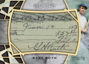 Immortal Cut Signature Babe Ruth MOCK UP - Checklistcenter.com