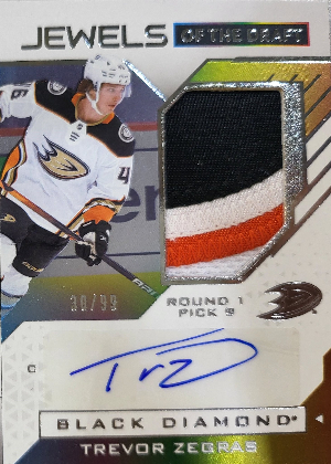 Jewels of the Draft Patch Auto Trevor Zegras