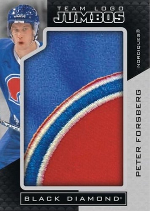 Team Logo Jumbo Puzzle Patches Manufactured Relics Peter Forsberg MOCK UP