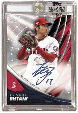 Topps Tek Auto Shohei Ohtani MOCK UP