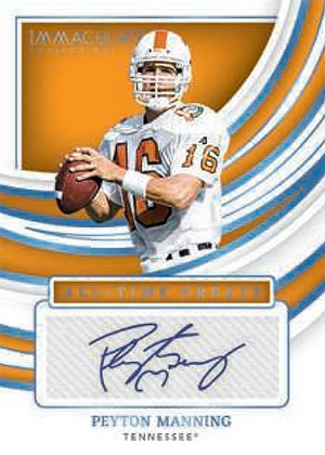All-Time Greats Signatures Peyton Manning MOCK UP