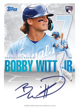 Auto Bobby Witt Jr MOCK UP Auto Bobby Witt Jr MOCK UP