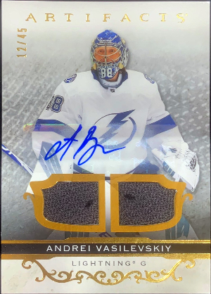 Base Auto Material Relic Gold Andre Vasilevskiy