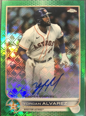 Chrome Auto Green Yordan Alvarez