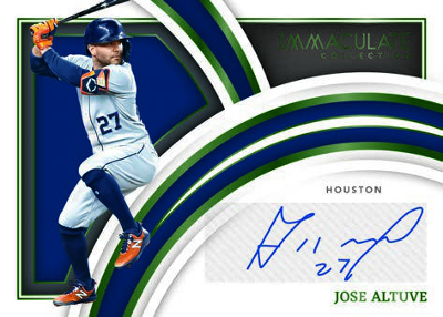 Clearly Immaculate Signatures Green Jose Alutve MOCK UP