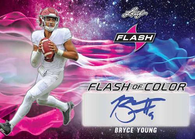 Flash of Color Auto Bryce Young MOCK UP