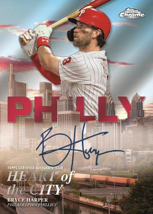 Heart of the City Autograph Bryce Harper MOCK UP