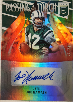Passing the Torch Doubles Front Joe Namath
