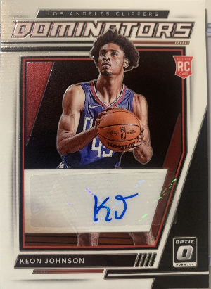 Rookie Dominators Keon Johnson Rookie Dominators Keon Johnson