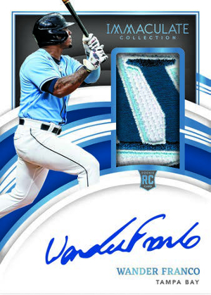 Rookie Patch Auto Wander Franco MOCK UP