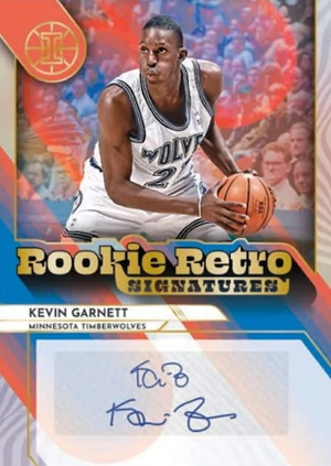 Rookie Retro Signatures Kevin Garnett MOCK UP