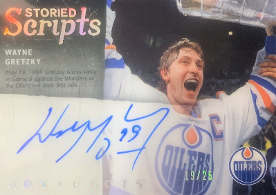 Storied Scripts Auto Wayne Gretzky