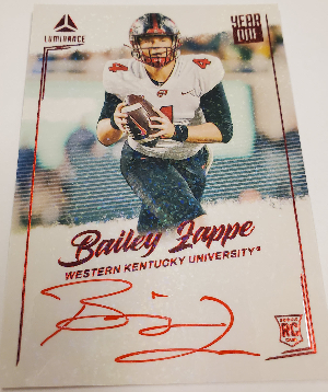 Year One Signature RPS Red Bailey Zappe