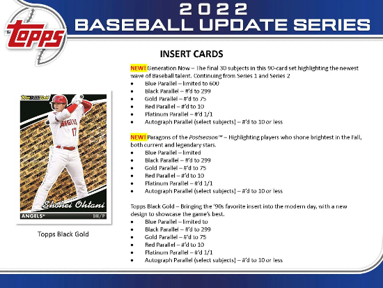2022 Topps Update Series Baseball