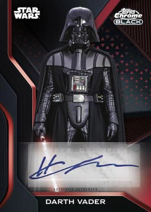 Dark Side Auto Red Refractor Darth Vader MOCK UP