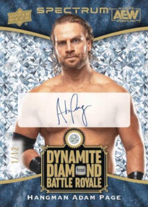 Diamond Battle Royale Relic Auto Hangman Adam Page MOCK UP