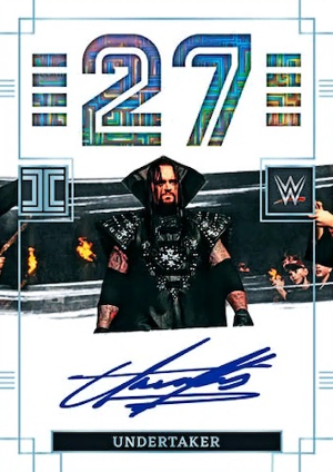 Impeccable Wrestlemania Signatures Undertaker MOCK UP
