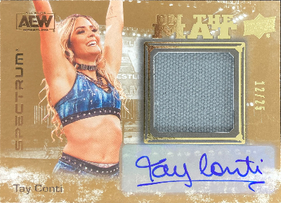 On The Mat Relics Auto Tay Conti