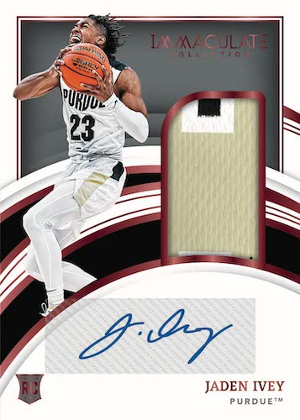 Rookie Patch Auto Red Jaden Ivey MOCK UP Rookie Patch Auto Red Jaden Ivey MOCK UP