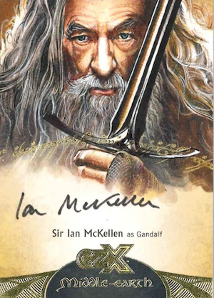 Sketch Auto Ian McKellen as Gandalf MOCK UP