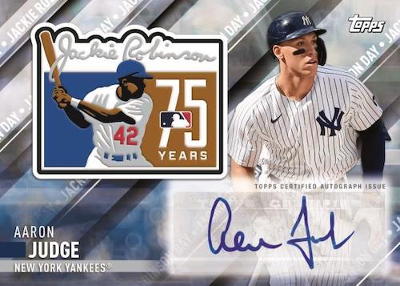 Special Event Patch Auto Aaron Judge MOCK UP