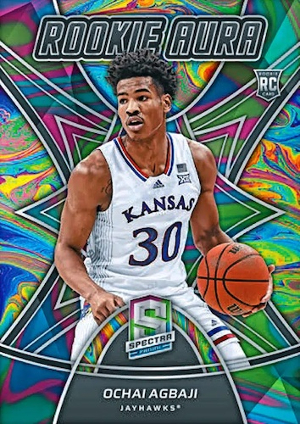 Spectra Aura Marble Rookie Ochai Agbaji MOCK UP