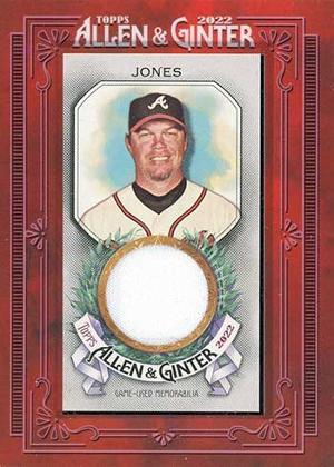 A&G Mini Framed Relics Chipper Jones MOCK UP A&G Mini Framed Relics Chipper Jones MOCK UP