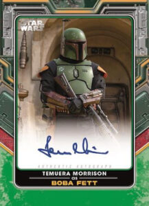 Auto Green Temuera Morrison as Boba Fett MOCK UP