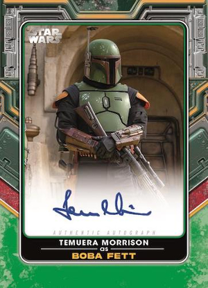 Auto Green Temuera Morrison as Boba Fett MOCK UP