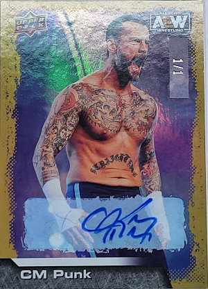 Base Auto Gold CM Punk Base Auto Gold CM Punk