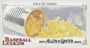 Baseball Lexicon Mini Can of Corn