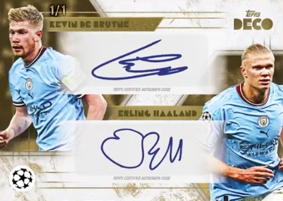 Dual Auto Erling Haaland, Kevin de Bruyne MOCK UP Dual Auto Erling Haaland, Kevin de Bruyne MOCK UP
