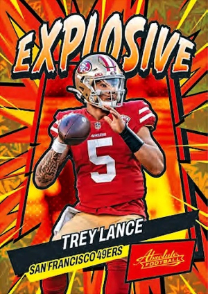 Explosive Gold Trey Lance MOCK UP