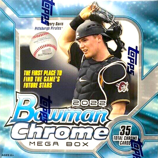 2022 Bowman Chrome Mega Box Baseball